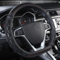 惠乐嘉 汽车方向盘套防滑夏季通用2017款CS10猎豹CS9启辰T90 D型四季