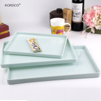 密胺茶盘放杯子的托盘长方形塑料创意家用水果盘客厅现代简约北欧