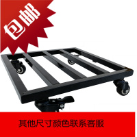 带轮花托移动花盆托盘万向轮长方形金属加厚结实耐用客厅底座定做