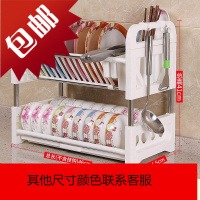 三层碗架碗碟沥水架台面厨房置物架放碗盘子放塑料碗筷收纳盒碗柜