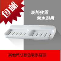 免打孔沥水肥皂托壁挂式简约家用卫生间香皂肥皂置物架肥皂盒吸盘