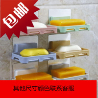 香皂盒肥皂架单层家用多层免钉贴阳台免打孔双排浴室两个装肥皂盒