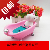 创意芝麻街卡通皂盒沥水香皂盒浴室可爱皂托香皂架公仔肥皂盒潮玩