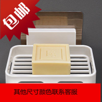 大号家用免打孔香皂盒吸盘壁挂式创意肥皂盒沥水卫生间简约香罩盒