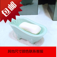 欧式陶瓷肥皂盒沥水创意卫生间酒店餐厅高档肥皂瓷皂托皂碟香皂盒