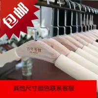 高档香樟木衣架防滑海绵衣服撑酒店家用衣挂防滑衣架10个装