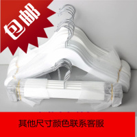 纯白色实木衣架女装服装店衣服架批發 防滑衣挂衣撑木衣架衣挂