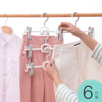 裤架家用裤子收纳衣架多功能挂衣架裤夹子裙夹多层裤挂裤子架裤夹