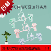 儿童裤架裤夹 家用 无痕裤子夹子衣架多功能裤挂可伸缩带夹
