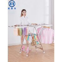 晾衣架落地折叠不锈钢卧室内婴儿凉衣架毛巾架阳台晒被子神器家用