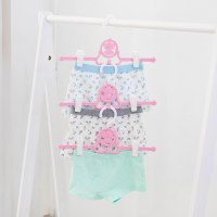 儿童裤子衣架批发宝宝裤架裤夹婴儿儿多功能多层家用衣柜裤挂