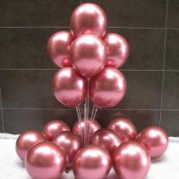 ins网红金属色气球结婚庆浪漫创意生日气球派对装饰场景布置用品