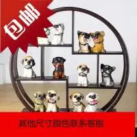 仿真树脂12只名犬小狗狗 创意汽车家居装饰摆件 生日工艺礼品