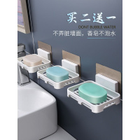 家用浴室肥皂盒香皂架创意吸盘置物架香皂盒肥皂架沥水皂盒皂托