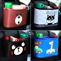 车载垃圾桶汽车内用女多功能创意卡通可爱时尚车挂式车内后排车用