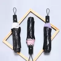 赛维纳全自动太阳伞防晒超轻小防紫外线晴雨伞女黑胶遮阳伞折叠伞