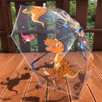 透明伞苏菲亚儿童雨伞加厚宝宝小学生男女孩小猪幼儿园自动公主伞