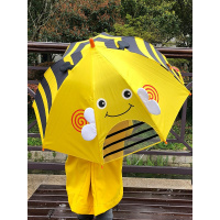 儿童雨伞动物卡通幼儿园宝宝小童中大童小孩小学生雨具阳伞防夹手