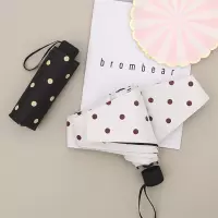 遮阳伞超轻小巧五折太阳伞女防晒防紫外线迷你晴雨伞两用折叠便携