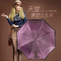 伞防晒遮古晴雨伞黑胶防晒防紫外线蕾丝边遮太阳伞学生女