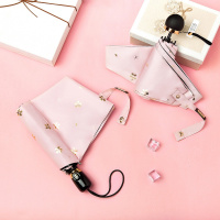 全自动折叠雨伞防晒防紫外线少女心ins五折口袋晴雨两用遮阳伞