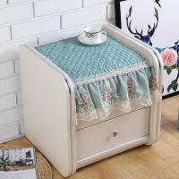 床头柜盖布欧式床头柜罩防尘罩冰箱洗衣机多用巾盖巾小桌布小方巾