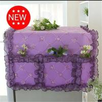 冰箱巾盖布洗衣机冰箱防尘罩单开冰箱遮尘布双开冰箱盖巾盖布