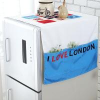 布艺冰箱罩冰箱盖布韩版卡通单双对开冰箱巾洗衣机罩防尘罩盖巾
