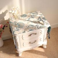 欧式床头柜盖布冰箱防尘罩洗衣机遮盖巾单双开卧室遮灰家用流苏