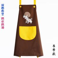 情侣围裙韩版时尚防水狗狗男女宠物店工作服定制印字logo定做订做