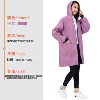 连帽防水罩衣大人长款男女时尚加绒防脏护衣厨房家居透气长袖围裙