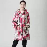 新款秋冬连帽男女长袖罩衣防水防尘厨房拉链围裙大褂时尚工作服