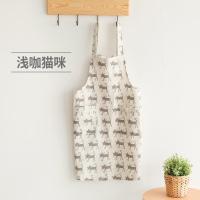 肩带式围裙可爱日系北欧风家用厨房防水防油做饭卡通韩版时尚男女