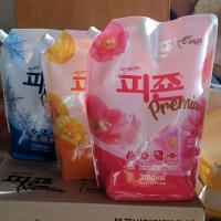 拍2袋 韩国 柔顺剂 衣物 除静电 香味持久2100ml