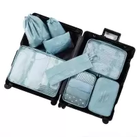 旅行收纳包行李箱收纳袋整理包旅游防水衣物收纳袋束口袋套装