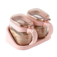 调料盒套装家用调味罐套装盐罐调料瓶调味品收纳盒厨房玻璃组合装