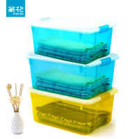 加厚塑料收纳箱衣服玩具塑料整理箱大中小号储物箱周转箱