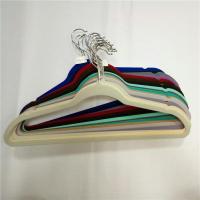 日式防滑植绒衣架无痕衣撑家用衣挂42cm衣橱整理10只衣柜丝绒衣撑