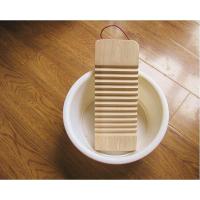 大中小号天然香柏木实木洗衣板 木制搓衣板 实木罚跪板脚1个