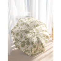 双层蕾丝太阳伞防晒防紫外线网纱绣花女黑胶遮阳晴雨两用三折雨伞