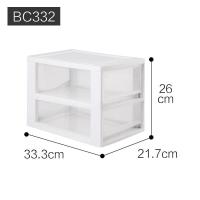 透明抽屉式收纳箱小物品零食文具药品化妆品爱丽丝桌面收纳