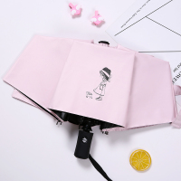 全自动少女心雨伞女晴雨两用太阳伞防晒防紫外线遮阳伞ins伞折叠