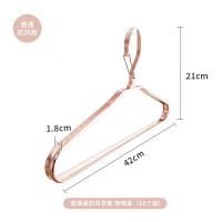 铝合金防风衣架挂钩家用挂衣架宽肩无痕防落夹子固定卡扣室外