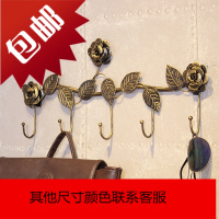 服装店挂衣架欧式复古试衣间壁挂式衣帽包包挂钩铁艺上墙创意家用