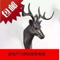 创意挂钩壁挂动物头墙面 服装店铺衣服钥匙挂钩口鹿角装饰品