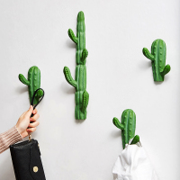 北欧ins进创意挂衣钩口玄关仙人掌装饰挂钩卧室墙面壁挂