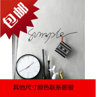 创意简约INS铁艺字母simple墙面北欧装饰挂钩壁挂壁饰钥匙衣帽架