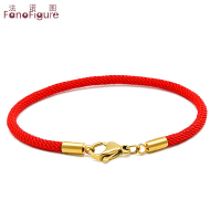 红手绳手工编织DIY饰品绳子串珠搭配简约手链绳男女情侣款