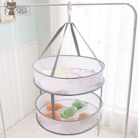 晒衣篮晾衣网晾衣架衣服平铺的网兜袜子羊毛衫可折叠毛衣专用晾晒