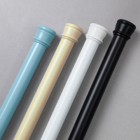 卫生间晾衣架免打孔浴帘伸缩杆简易窗帘杆免安装隔断帘衣柜撑杆